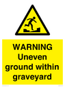 warning-uneven-ground-within-graveyard~
